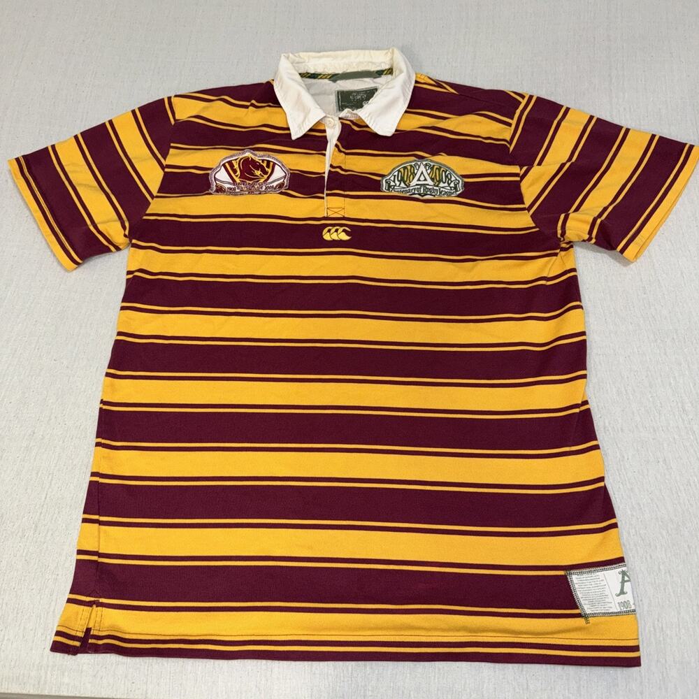 Vintage 2008 Brisbane Broncos NRL Centenary Rugby Jersey Size XL #88 Canterbury